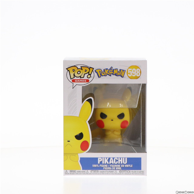 [SFT]POP! GAMES 598 ピカチュウ ポケットモンスター 完成品 ソフビフィギュア FUNKO(ファンコ)