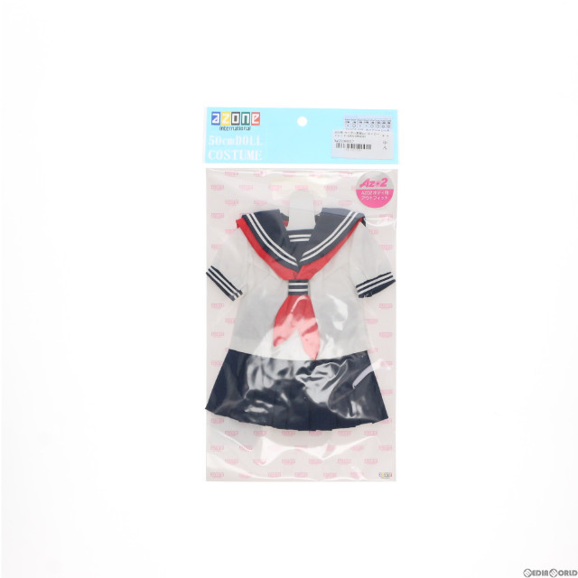 [DOL]AZO2用 セーラー夏服set(ネイビー×レッド) 1/3 ドール用衣装(FAO035-NVR) アゾン