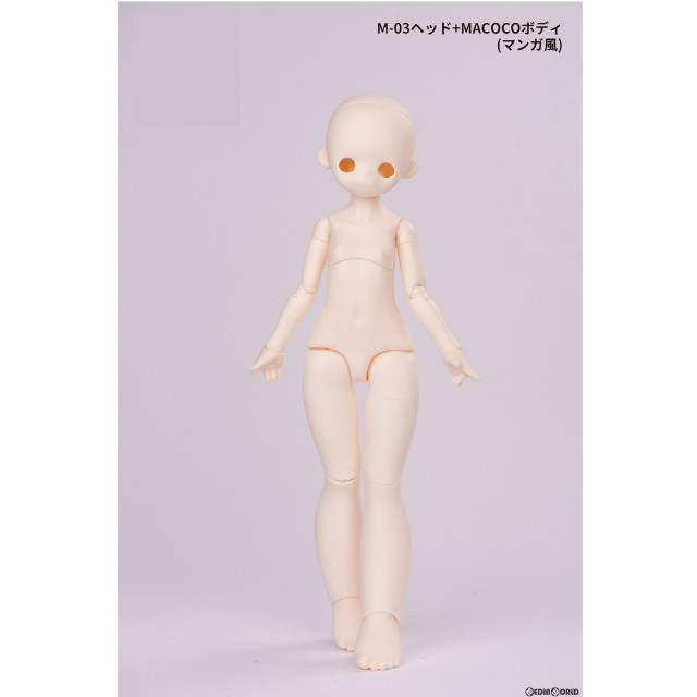 [DOL]MACOCOシリーズ M-03 ヘッド+ボディセット マンガ風+スリム風手足セット付き ドールカスタマイズ用 1/4 ドール用素体 TinyFox(タイニーフォックス)