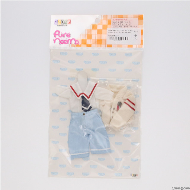 [DOL]1/6 ピュアニーモ PNXS用 男の子プレパラトリースクールset(ホワイト×サックス) ドール用衣装(ALB153-WHS) アゾンインターナショナル