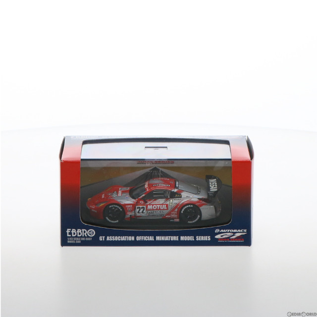 [MDL]レーシングカーコレクション 1/43 モチュール ピットワークZ 後期型 JGTC 2004 #22(シルバー×レッド) 完成品 ミニカー(669) EBBRO(エブロ)