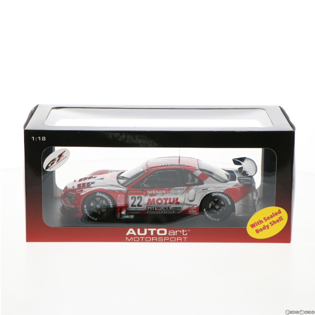 [MDL]1/18 NISSAN 2003 JGTC GT500 MOTUL PITWORK GT-R ROUND 8 SUZUKA #22(レッド×シルバー) 完成品 ミニカー(80376) AUTOart(オートアート)