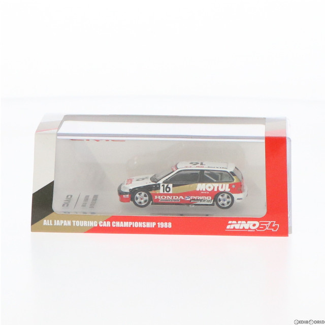 [MDL]1/64 ホンダ シビック EF3 Gr.A MUGEN MOTUL JTC 1988 #16 完成品 ミニカー(IN64-EF3-MOT99) INNO MODELS(イノモデル)