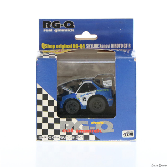 [MDL]Qショップ限定 リアルギミックチョロQ RG-Q4 スカイライン Xanavi HIROTO GT-R(ブルー×シルバー)  完成品 ミニカー(3234563) タカラトミー