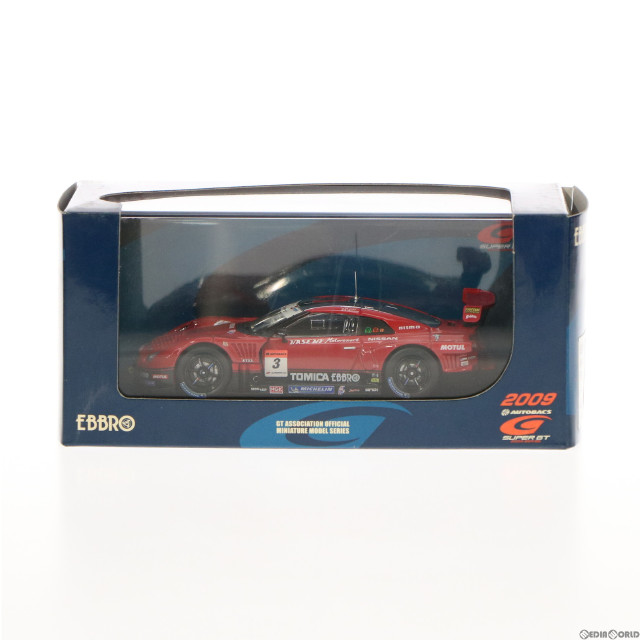 [MDL]オートバックス SUPER GT 2009シリーズ 1/43 ハセミ トミカエブロ GT-R スーパーGT500 2009 第7戦 Fuji MICHELIN #3(レッド×ブラック) 完成品 ミニカー(44235) EBBRO(エブロ)