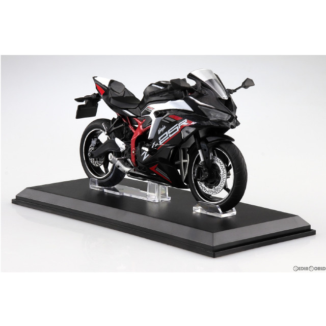 [MDL]1/12 完成品バイク KAWASAKI Ninja ZX-25R メタリックスパークブラック×パールフラットスターダストホワイト ミニカー(109700) スカイネット(アオシマ)