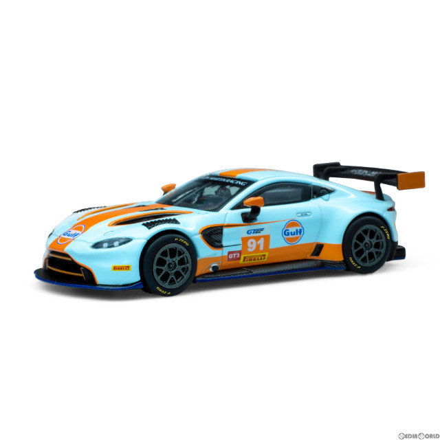 [MDL]1/64 Aston Martin Vantage GT3 Gulf Livery 完成品 ミニカー(PR64-AMGT-GULF) POP RACE(ポップレース)