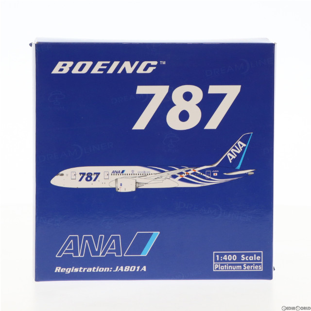 [MDL]1/400 B787-8 ANA SpecialMarking 主翼空中姿勢 JA801A 完成品 飛行機(10550) Phoenix(フェニックス)