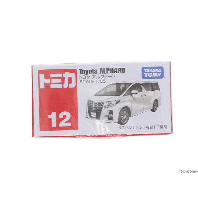 [MDL]トミカ No.12 トヨタ アルファード(パールホワイト/赤箱) 1/65 完成品 ミニカー タカラトミー