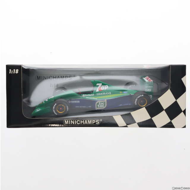 [MDL]1/18 Jordan Ford 191 Belgian GP 1991 7UP #32(グリーン×ブルー) 完成品 ミニカー(100910032) MINICHAMPS(ミニチャンプス)