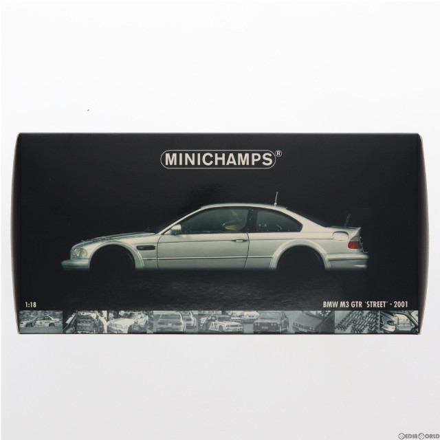 [MDL]1/18 BMW M3 GT-R ストリート 2001(シルバー) 完成品 ミニカー(100012100) MINICHAMPS(ミニチャンプス)