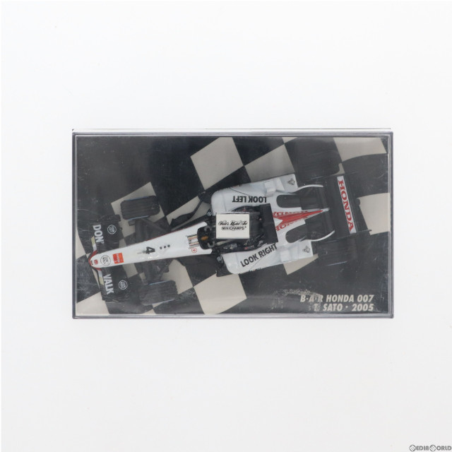 [MDL]1/43 B.A.R ホンダ 007 2005本選仕様 佐藤琢磨 LOOK RIGHT #4(ホワイト×レッド) 完成品 ミニカー(400050004) MINICHAMPS(ミニチャンプス)