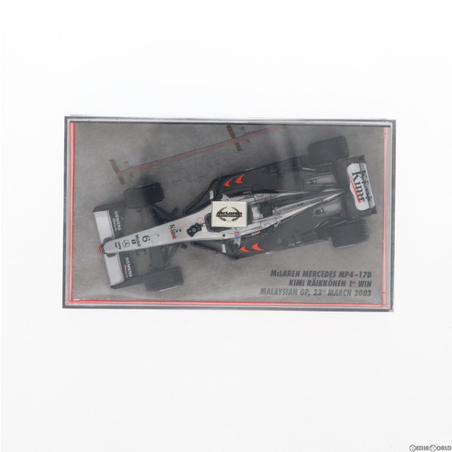 [MDL]1/43 MCLAREN MERCEDES(マクラーレン メルセデス) MP4-17D MALAYSIAN GP. 23RD MARCH 2003 KIMI #6(ブラック×シルバー) 完成品 ミニカー(530034326) MINICHAMPS(ミニチャンプス)