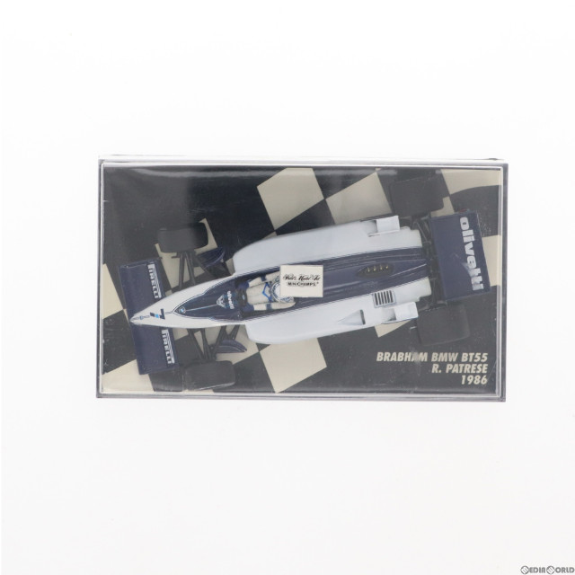 [MDL]1/43 BRABHAM(ブラバム) BMW BT55 R.PATRESE 1986 olivetti #7 (ホワイト×ブルー) 完成品 ミニカー(400860007) MINICHAMPS(ミニチャンプス)