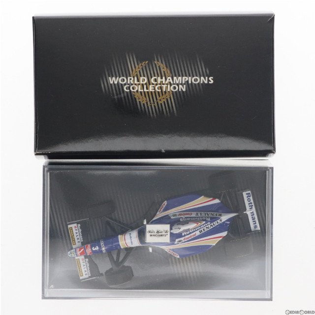 [MDL]1/43 WILLIAMS RENAULT(ウィリアムズ ルノー) FW19 JACQUES VILLENEUVE WORLD CHAMPION #3(ブルー×ホワイト) 完成品 ミニカー(436970003) MINICHAMPS(ミニチャンプス)