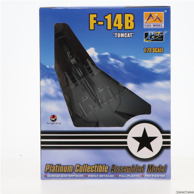 [MDL]エアクラフトシリーズ 1/72 F-14B トムキャット VF-103 ジョリーロジャース 完成品 ミニカー(37186) EASYMODEL(イージーモデル)