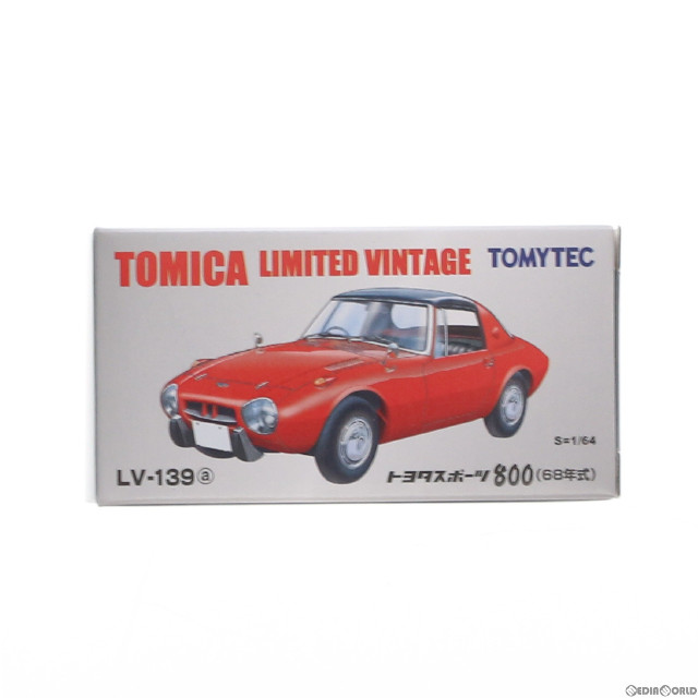 [MDL]トミカリミテッドヴィンテージ 1/64 TLV-139a トヨタスポーツ800(レッド) 完成品 ミニカー(273790) TOMYTEC(トミーテック)