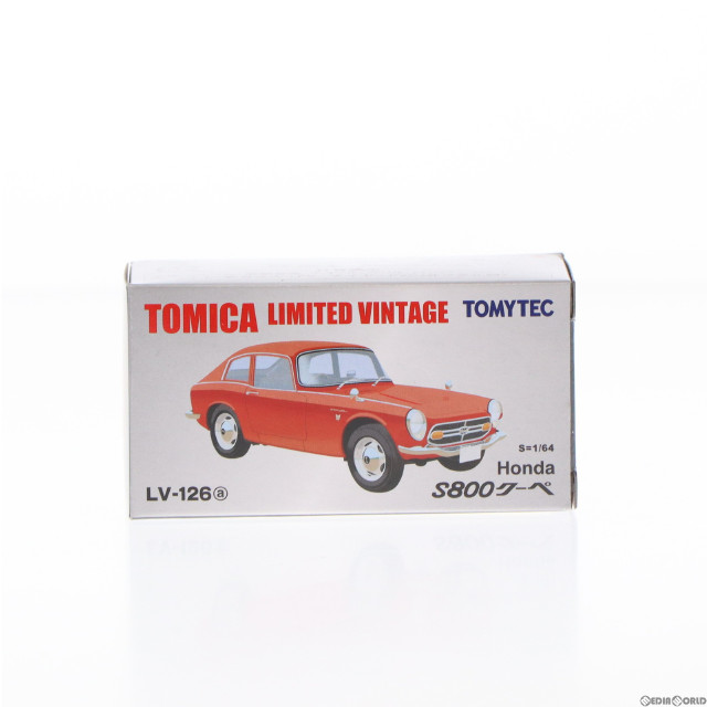 [MDL]トミカリミテッドヴィンテージ 1/64 TLV-126a Honda S800クーペ(赤) 完成品 ミニカー(242918) TOMYTEC(トミーテック)