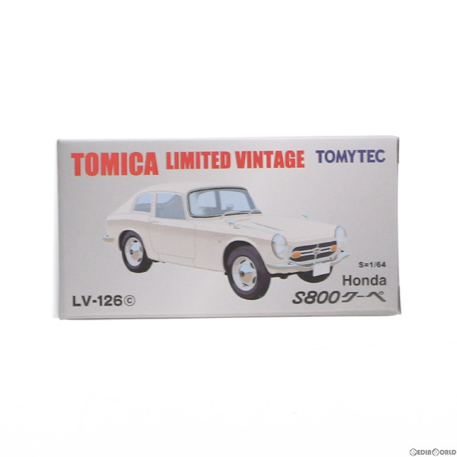 [MDL]トミカリミテッドヴィンテージ 1/64 TLV-126c Honda S800 クーペ(ホワイト) 完成品 ミニカー(251439) TOMYTEC(トミーテック)