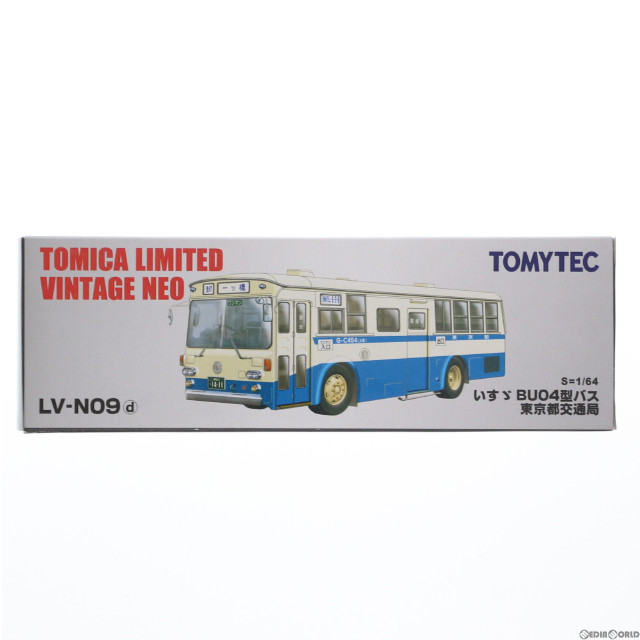 [MDL]トミカリミテッドヴィンテージNEO 1/64 TLV-N09d いすず BU04型バス 東京都交通局(ブルー×ホワイト) 完成品 ミニカー(218166) TOMYTEC(トミーテック)