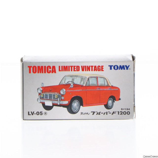 [MDL]トミカリミテッドヴィンテージ 1/64 TLV-05a ダットサン ブルーバード 1200(レッド×ホワイト) 完成品 ミニカー(205524) TOMYTEC(トミーテック)