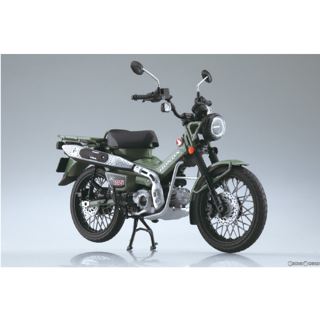 [MDL]1/12 完成品バイクシリーズ Honda CT125 ハンターカブ パールオーガニックグリーン ミニカー(111291) スカイネット(アオシマ)