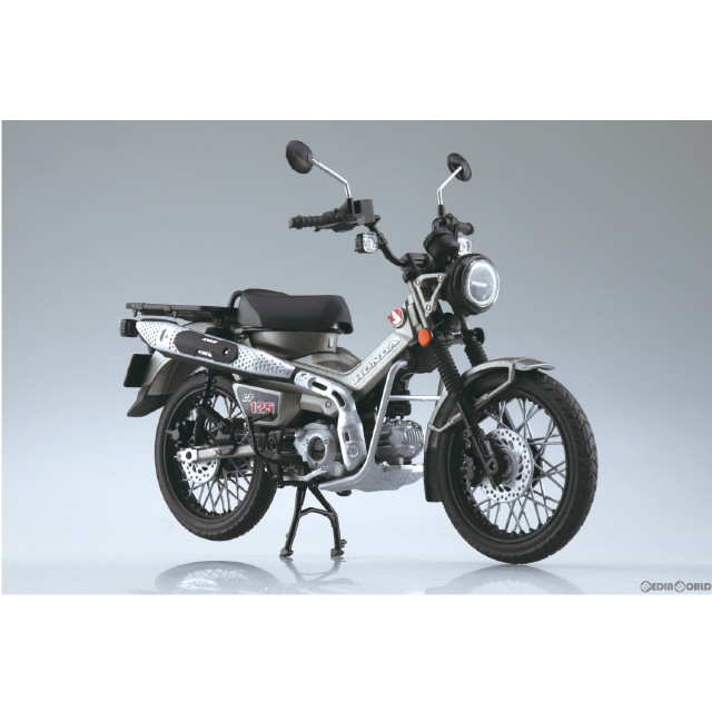 [MDL]1/12 完成品バイクシリーズ Honda CT125 ハンターカブ マットアーマードシルバーメタリック ミニカー(111307) スカイネット(アオシマ)