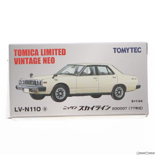 MDL]トミカリミテッドヴィンテージ NEO 1/64 TLV-N110a 日産スカイライン 2000GT(ホワイト) 完成品  ミニカー(277644) TOMYTEC(トミーテック) 【買取1,575円】｜ | カイトリワールド