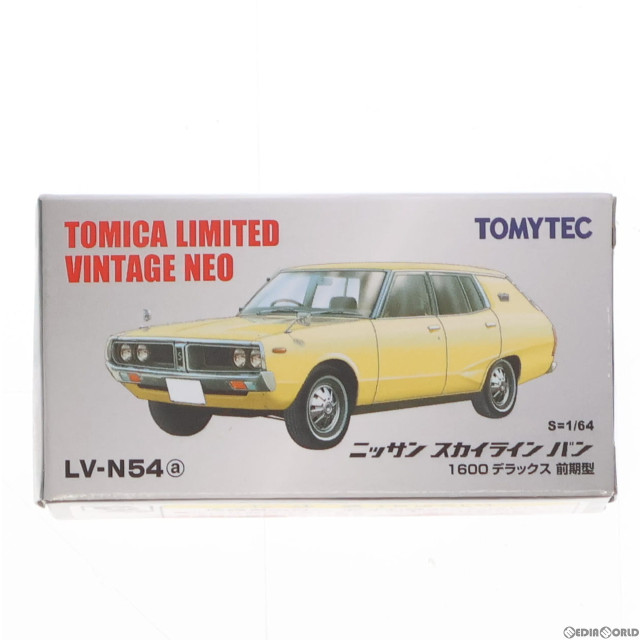 [MDL]トミカリミテッドヴィンテージ 1/64 TLV-N54a スカイラインバン 1600DX (黄) 完成品 ミニカー(229872) TOMYTEC(トミーテック)