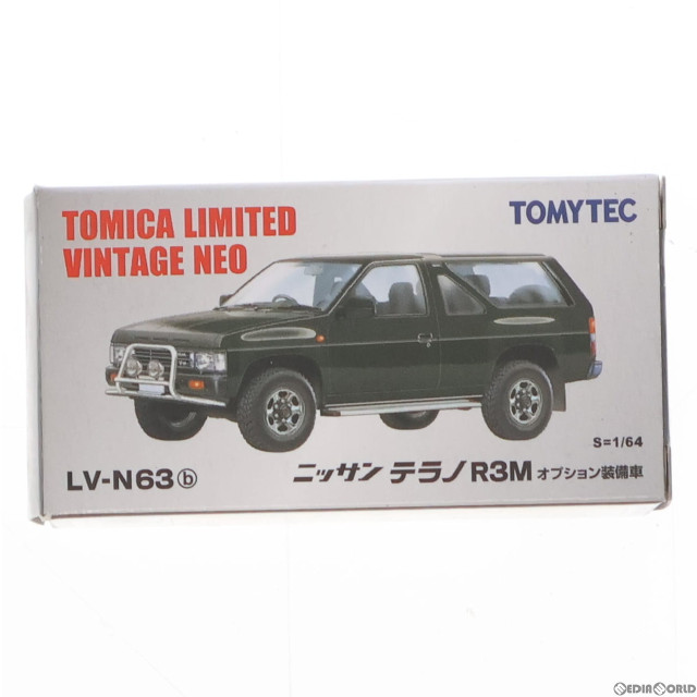 トミカリミテッドヴィンテージ NEO 1/64 TLV-N63b 日産テラノR3M(ブラック) 完成品 ミニカー(232575) TOMYTEC(トミーテック)
