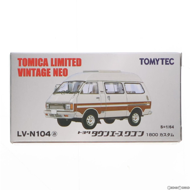 [MDL]トミカリミテッドヴィンテージ 1/64 TLV-N104a タウンエース1800 ハイルーフカスタム(ホワイト) 完成品 ミニカー(276432) TOMYTEC(トミーテック)