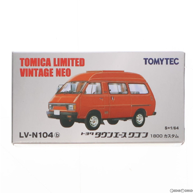 [MDL]トミカリミテッドヴィンテージ 1/64 TLV-N104b タウンエース1800 ハイルーフカスタム(レッド) 完成品 ミニカー(276449) TOMYTEC(トミーテック)