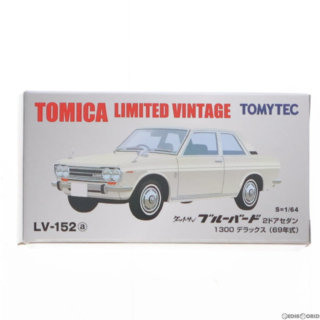 [MDL]トミカリミテッドヴィンテージ 1/64 TLV-152a ブルーバード 2ドアDX (ホワイト) 完成品 ミニカー(276678) TOMYTEC(トミーテック)