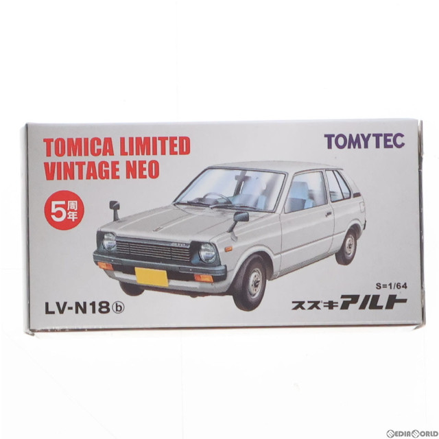 [MDL]トミカリミテッドヴィンテージ NEO 1/64 TLV-N18b スズキ アルト(シルバー) 完成品 ミニカー(221838) TOMYTEC(トミーテック)