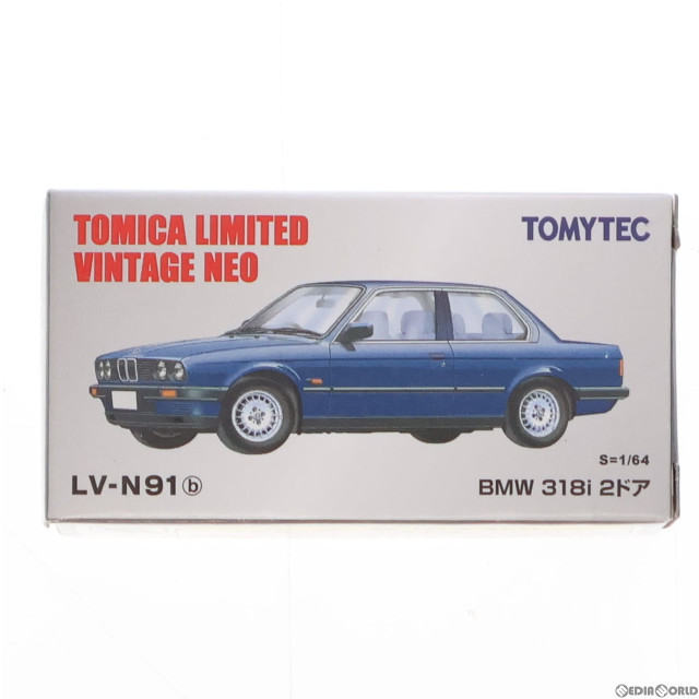 [MDL]トミカリミテッドヴィンテージ NEO 1/64 TLV-N91b BMW 318i 2ドア(ブルー) 完成品 ミニカー(274100) TOMYTEC(トミーテック)