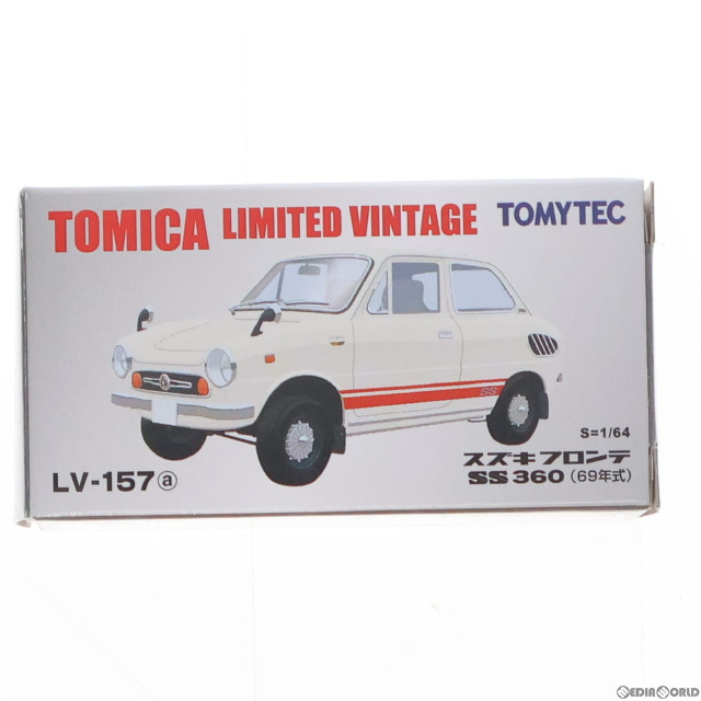 [MDL]トミカリミテッドヴィンテージ 1/64 TLV-157a スズキ フロンテSS(ホワイト) 完成品 ミニカー(278948) TOMYTEC(トミーテック)