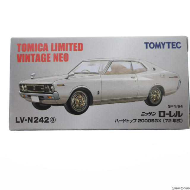 [MDL]トミカリミテッドヴィンテージ NEO LV-N242a 日産ローレル ハードトップ2000SGX(ホワイト) 1/64 完成品 ミニカー(315155) TOMYTEC(トミーテック)