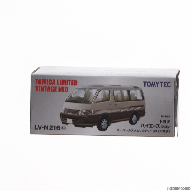 [MDL]トミカリミテッドヴィンテージ NEO LV-N216C トヨタ ハイエースワゴンスーパーカスタムリミテッド(ベージュ×ブラウン) 1/64 完成品 ミニカー(316923) TOMYTEC(トミーテック)