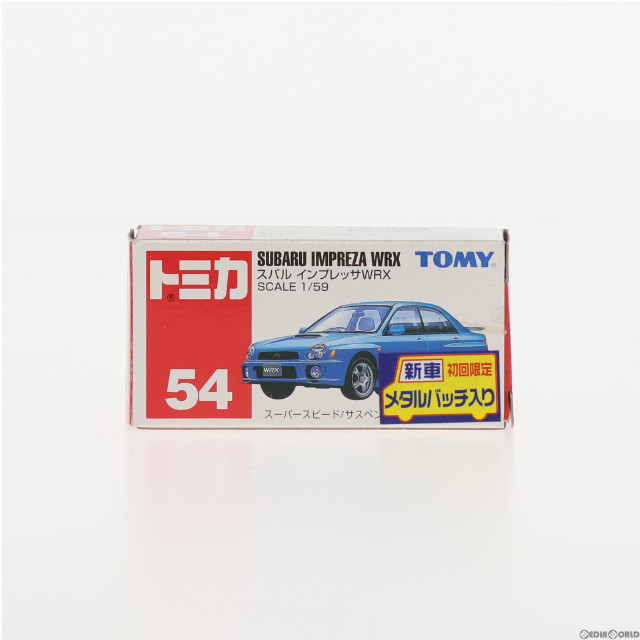 [MDL]トミカ No.54 スバル インプレッサ WRX(ブルー/赤箱) 1/59 完成品 ミニカー トミー