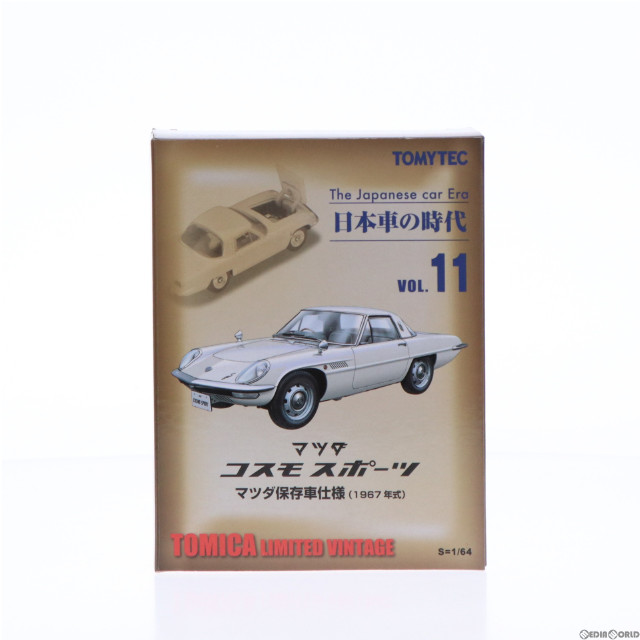 [MDL]トミカリミテッドヴィンテージ NEO TLV-日本車の時代11 マツダ コスモスポーツ 67年式 マツダ保存車仕様(ホワイト) 1/64 完成品 ミニカー(281672) TOMYTEC(トミーテック)