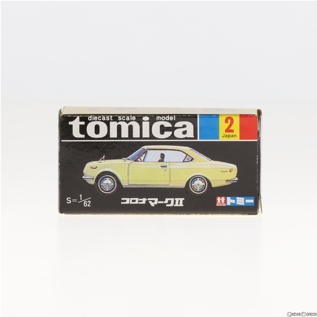 [MDL]トミカ No.2 1/62 コロナ マークII(ホワイト/黒箱) 30周年復刻版 完成品 ミニカー トミー