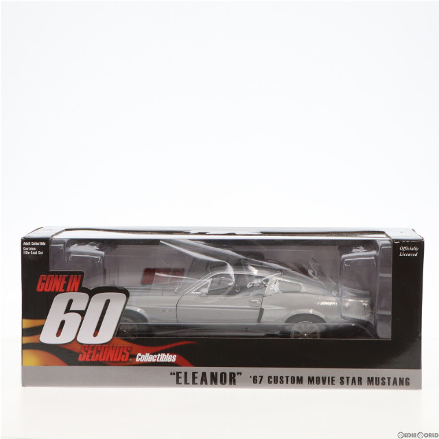 [MDL]60セカンズ/HOLLYWOOD SERIES 1/18 1967 Ford Mustang 『Eleanor』(シルバー) 完成品 ミニカー(12909) GREENLIGHT(グリーンライト)