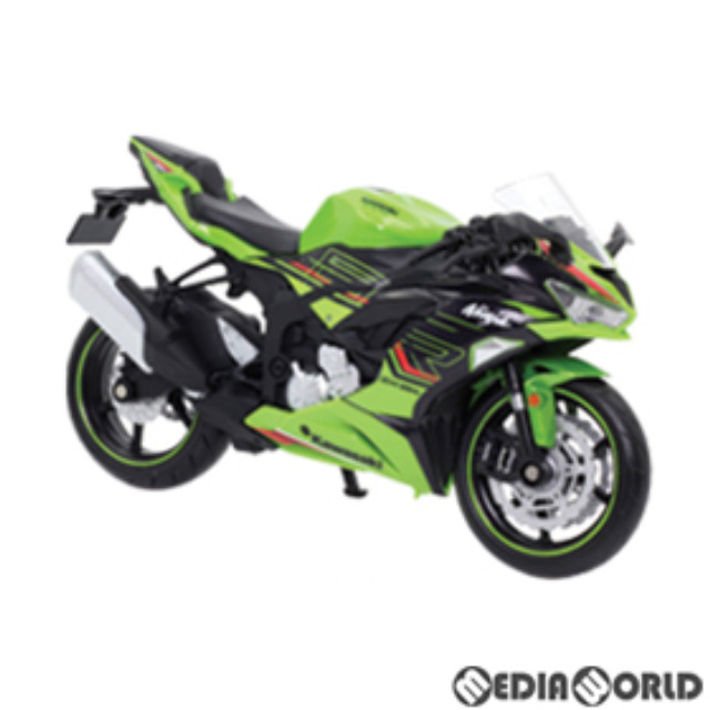 [MDL]1/12 ダイキャストモーターサイクル 2023 Kawasaki Ninja ZX-6R 緑 完成品 ミニカー 童友社