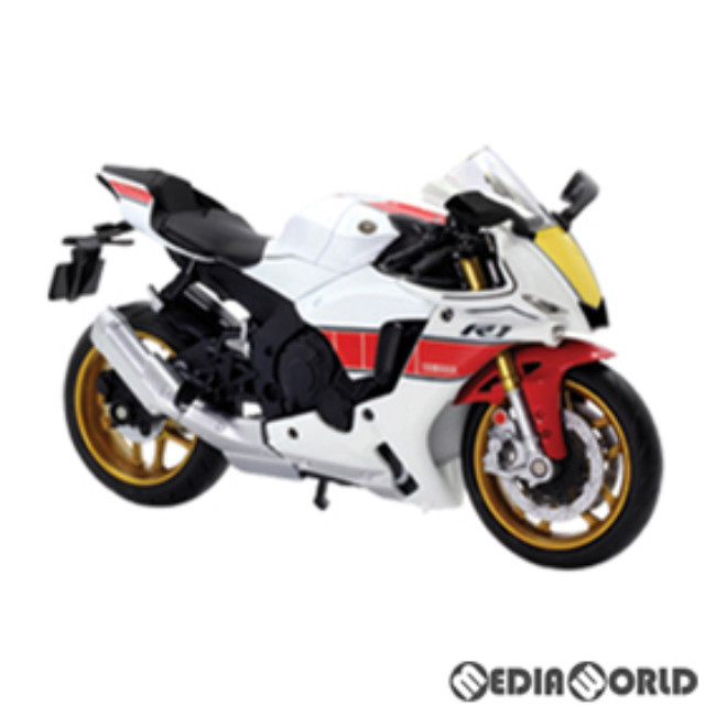 [MDL]1/12 ダイキャストモーターサイクル 2022 Yamaha YZF-R1 白 完成品 ミニカー 童友社