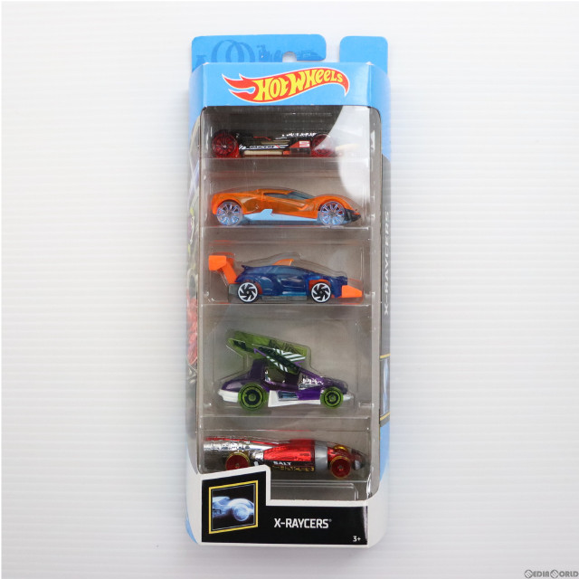 [MDL]Hot Wheels(ホットウィール) 1/64 X-RAYCERS(5台セット) 完成品 ミニカー(GTN39) Mattel(マテル)