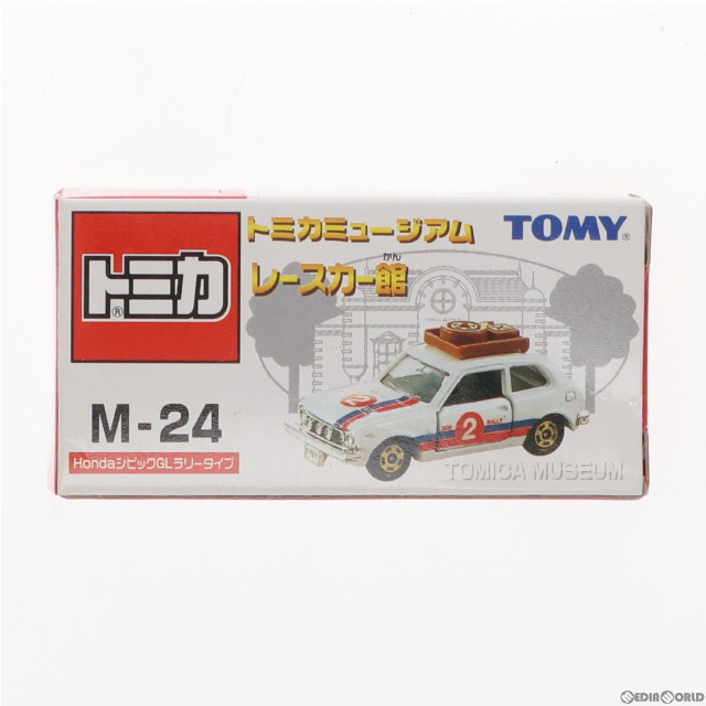 [MDL]トミカミュージアム レースカー館 M-24 1/57 Honda シビック GL ラリータイプ #2(ホワイト) 完成品 ミニカー トミー