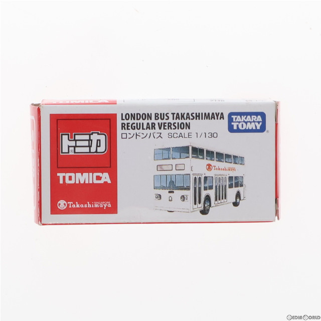 [MDL]トミカ 1/130 ロンドンバス シンガポール高島屋(ホワイト) 海外仕様 完成品 ミニカー タカラトミー
