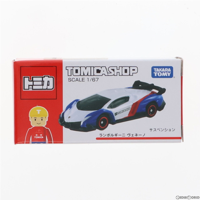 [MDL]トミカショップ限定 トミカ 1/67 ランボルギーニ ヴェネーノ(ホワイト×ブルー×レッド) 完成品 ミニカー タカラトミー