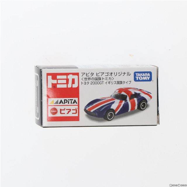 [MDL]アピタ・ピアゴ限定 トミカ 世界の国旗シリーズ 1/59 トヨタ 2000GT イギリス国旗タイプ(ブルー×レッド×ホワイト) 完成品 ミニカー タカラトミー