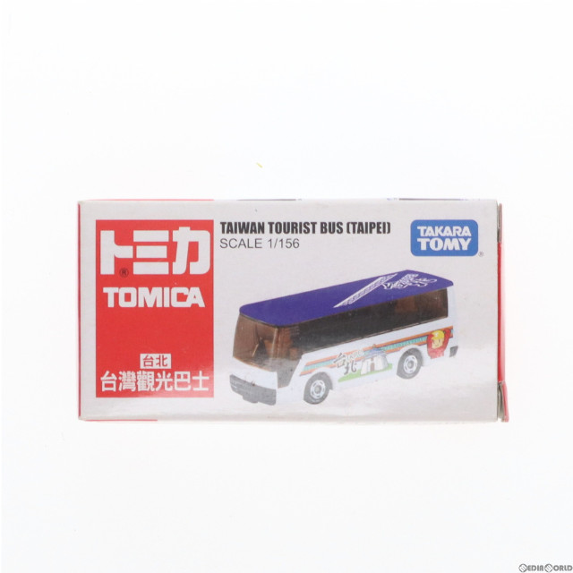 [MDL]台湾限定 トミカ 1/156 TAIWAN TOURIST BUS TAIPEI(ホワイト×ブルー) -台北 台湾観光巴士- 完成品 ミニカー タカラトミー